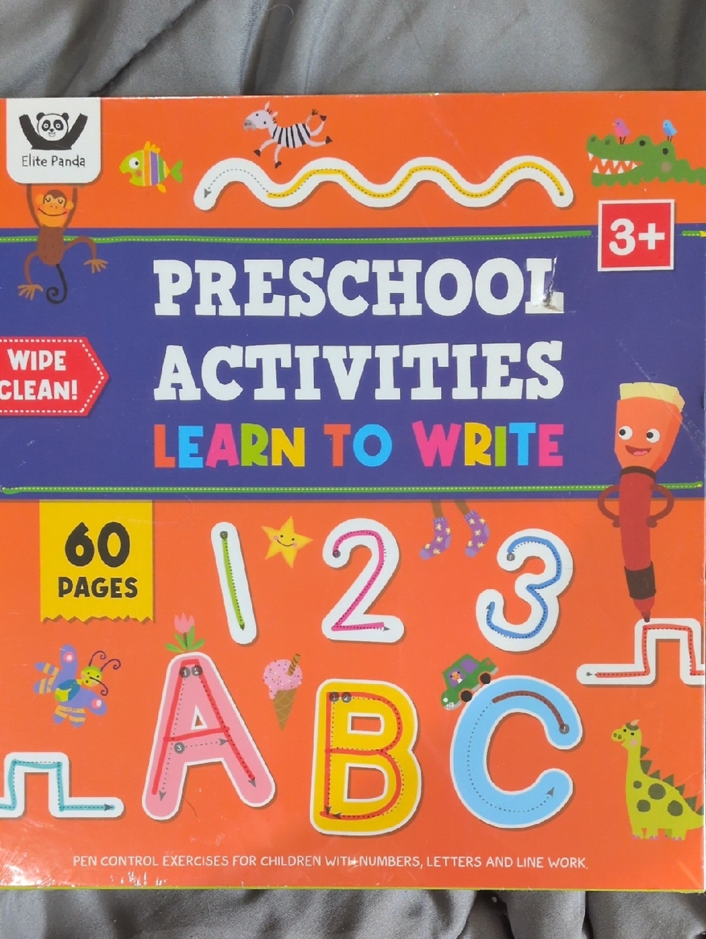 Preschool Activities Learn to Write - Orange